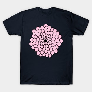 Large Pink Flower T-Shirt